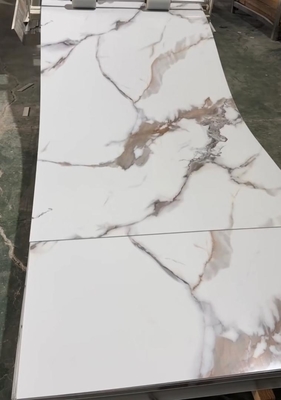 popular color UV marble sheets for indoor wall decorative easy to install marble sheets