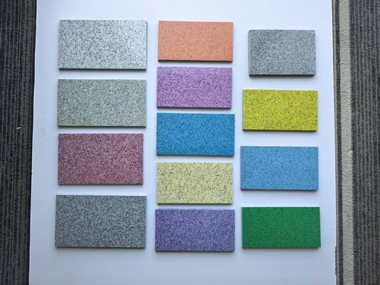 Hot sale epoxy colored sand flooring cheap marble stone floor coating durable floor painting