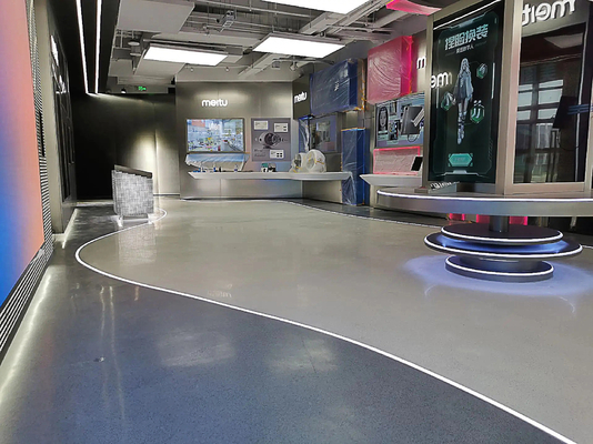 Hot sale epoxy colored sand flooring cheap marble stone floor coating durable floor painting
