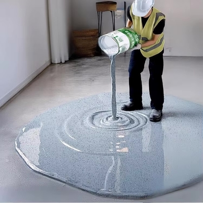 Mirror marble effect epoxy floor coating Wear resistant and durable floor paint Colored sand floor coating epoxy