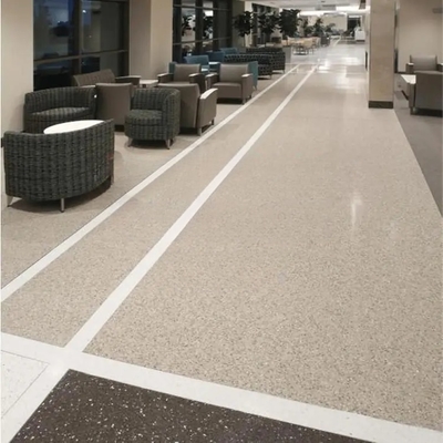 Colorful Epoxy sand coating Cheap marble effect floor Epoxy resin floor home Self leveling floor paint color sand good choice for GYM flooring