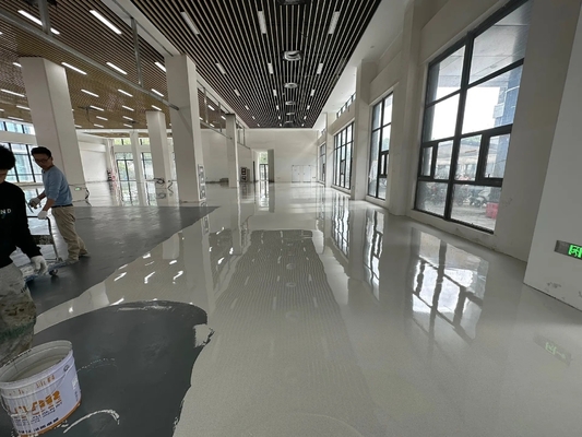 China factory supply epoxy colored sand paint for concrete floor New flooring material Self leveling floor painting