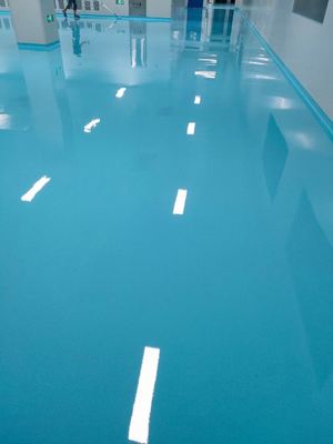 Epoxy Industrial Flooring High Glossy Epoxy Resin Colored Sand Floor Self Leveling Floor Paint For Garden Hospital