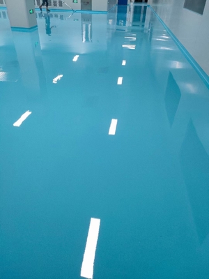 Low cost epoxy industrial flooring High glossy epoxy resin colored sand floor Cheap self leveling floor paint for garden and hospital