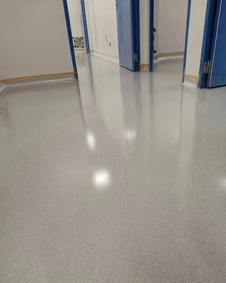 Low cost epoxy industrial flooring High glossy epoxy resin colored sand floor Cheap self leveling floor paint for garden and hospital