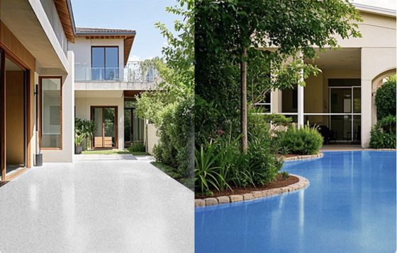 Hot sale epoxy colored sand flooring cheap marble stone floor coating durable floor painting epoxy self-leveling floor paint