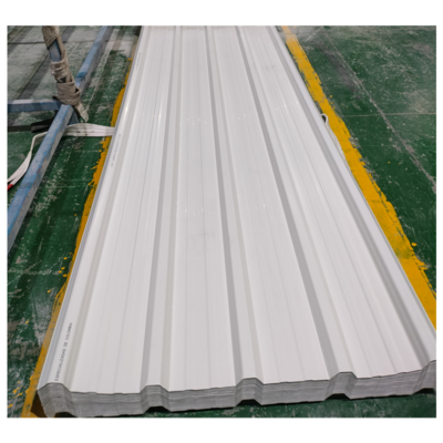 High quality UPVC roofing sheets White color T1070 UPVC roof sheet Wave roofing sheets Cheap PVC roofing material