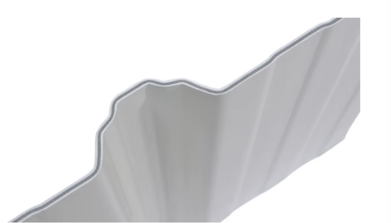 T1130 corrugated UPVC roof sheet white color UPVC multilayer roofing sheets durable UPVC plastic eco roof Wave roofing panel supplier