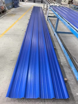 Warehouse roofing material UPVC sheets 2mm UPVC roofing tiles for factory roof Long lifetime white pvc corrugated sheet
