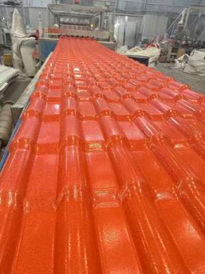 ASA Coating Colonial Tejas PVC UPVC roofing sheets Building Material Outdoor Rooftop Spanish PVC Wave Synthetic Resin Tiles