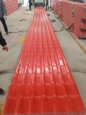 ASA Coating Colonial Tejas PVC UPVC roofing sheets Building Material Outdoor Rooftop Spanish PVC Wave Synthetic Resin Tiles
