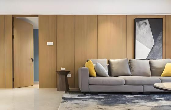 5mm/8mm thickness Carbon crystal plate bamboo charcoal fiber wood veneer PVC foam board for indoor wall decorative