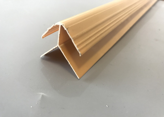 Outside Extruded Plastic Profiles / PVC Profiles For Ceiling and Wall Corner