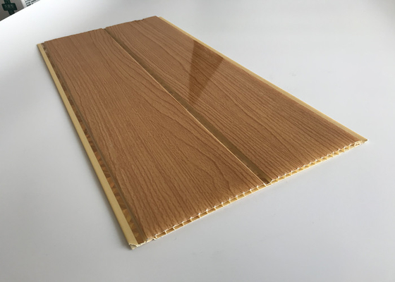 Middle Groove Printing PVC Wood Panels Wipe Clean Surface Fire Retardant