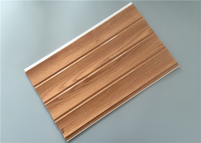 Customized Decorative PVC Panels With Four Grooves Fire Proof 8 Mm ...
