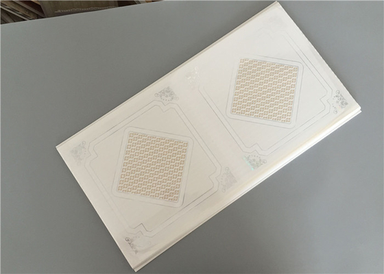 Hot Stamping PVC Ceiling Boards Pvc Decorative Ceiling Tiles 300×9 Mm