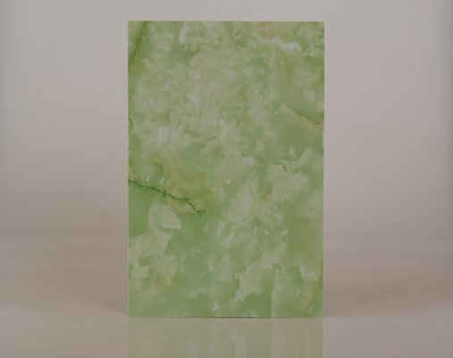1220*2440mm Commercial Bathroom Wall Panels , Pvc Interior Wall Panels Green Color