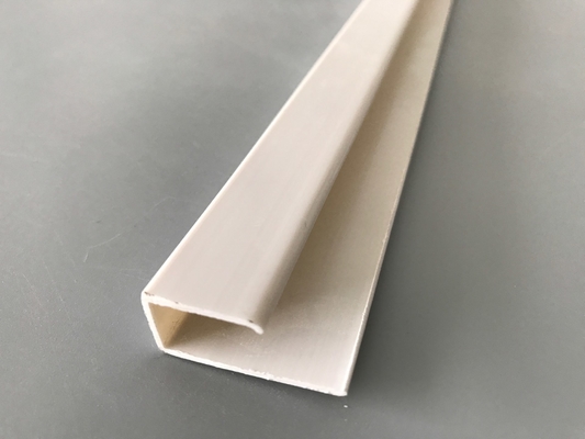U Style Flexible PVC Extrusion Profiles Pvc Jointer 5.95 Meter Length