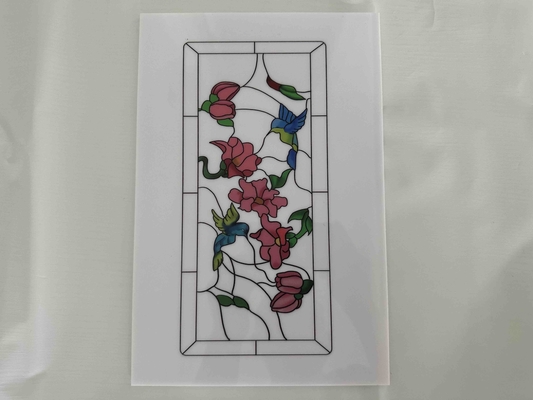 Flor impression planchas de poliestireno decorative PS plastico laminas en color para las puertas