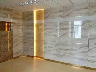 UV Coating Solid Pvc Waterproof Bathroom Wall Panels Exterior Marble Color